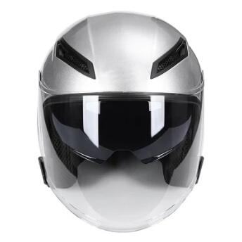 Siler OEM/ODM Wholesale Half Open Face Custom Double Lens Electric Motorbike Colorful ABS Motorcycle Safety Helmet