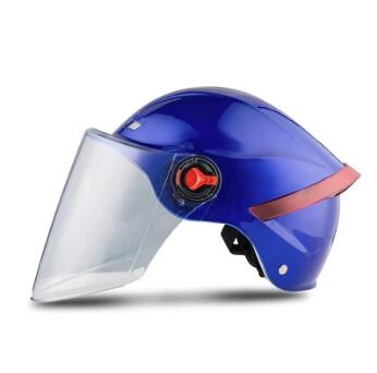Factory Wholesale Colorful Style New ABS Cool Design Open Face Motorcycle Helmets with Single Visor