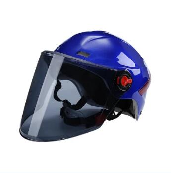 Factory Wholesale Colorful Style New ABS Cool Design Open Face Motorcycle Helmets with Single Visor