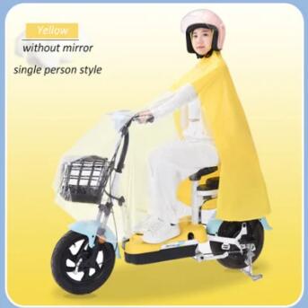 Factory New Arrival Colorful Motorcycle Waterproof Raincoat Rain Poncho