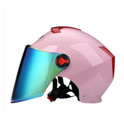 Good Price with High Quality Customizable Safety Motorcycle Electric Bike Helmet Unique Pink Girl′s Scooter Motorcycle Open Face Summer Helmets